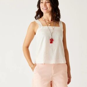 Carve Designs Liv Eyelet Top